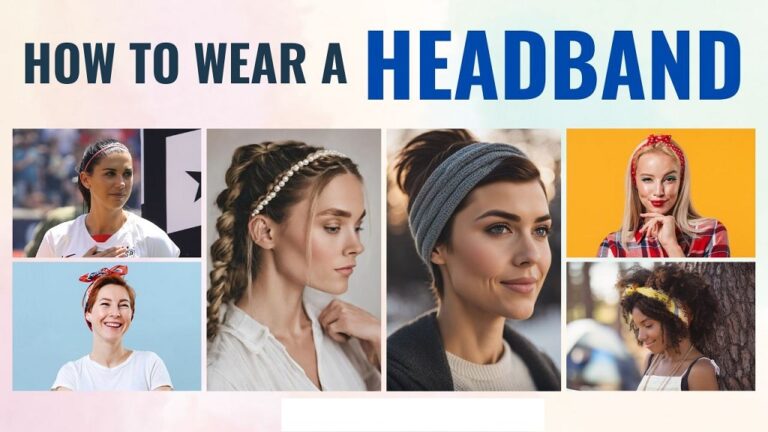 How do you wear a headband with style