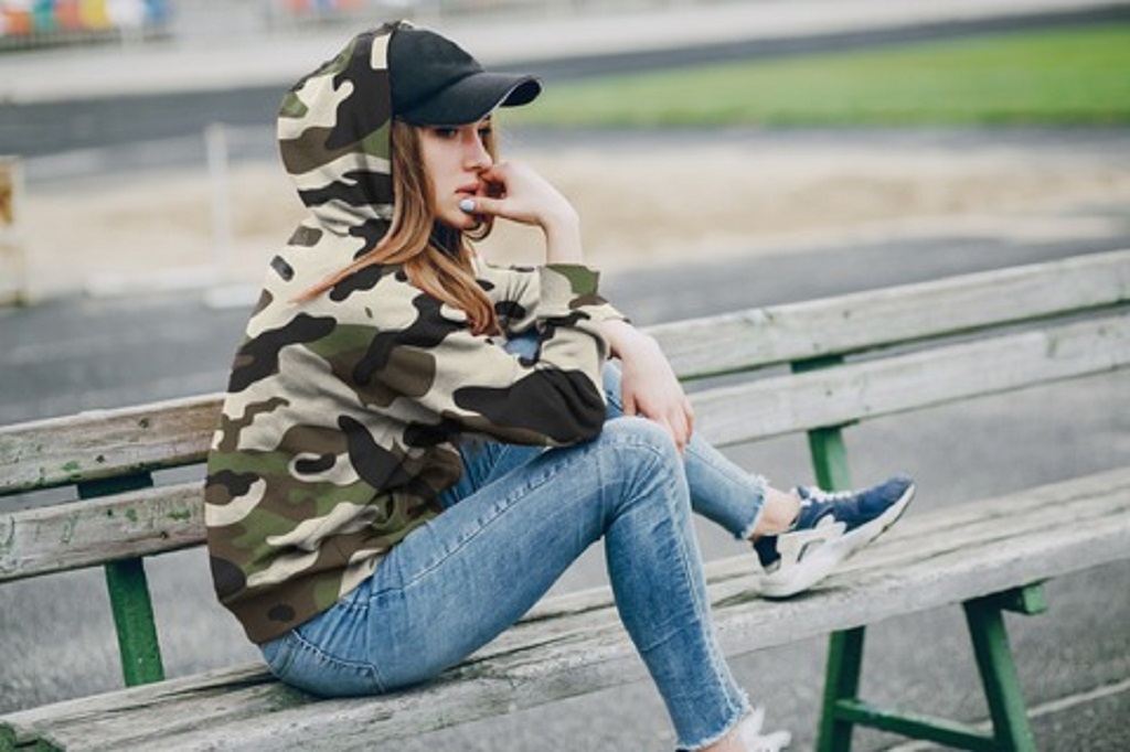What goes with a camo hoodie