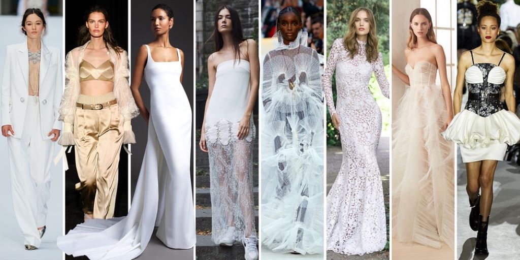 What is the most popular wedding dress style right now