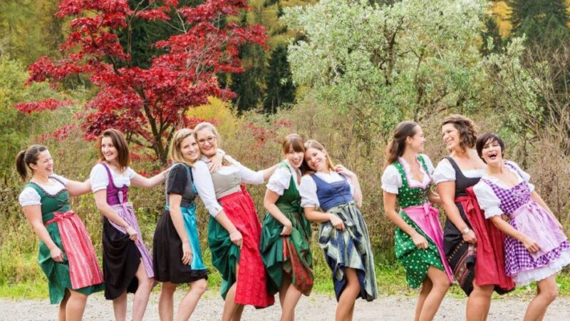 wear with a dirndl