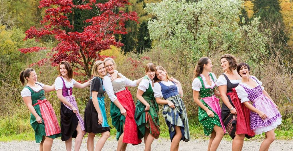 wear with a dirndl