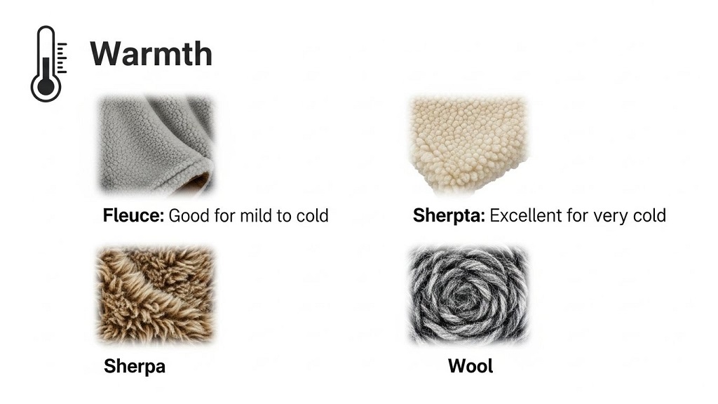 Person wearing a breathable bamboo wearable blanket indoors