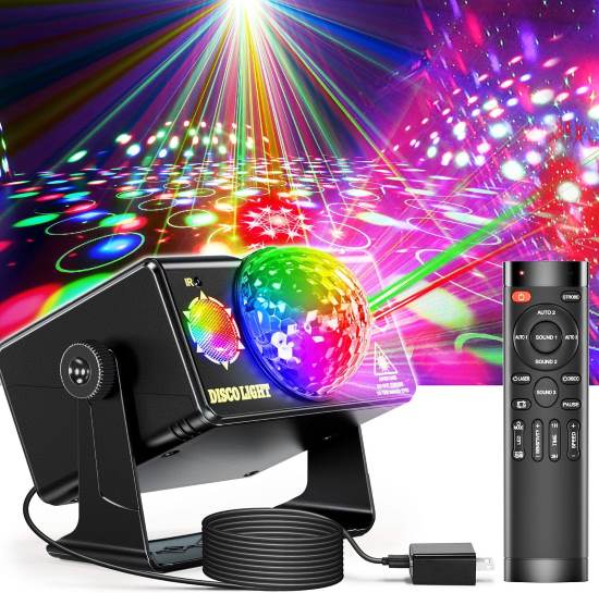 OIEZISRO Party Lights Disco Light