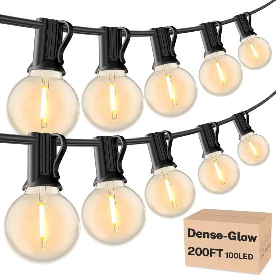 RTTY Outdoor String Lights 200ft