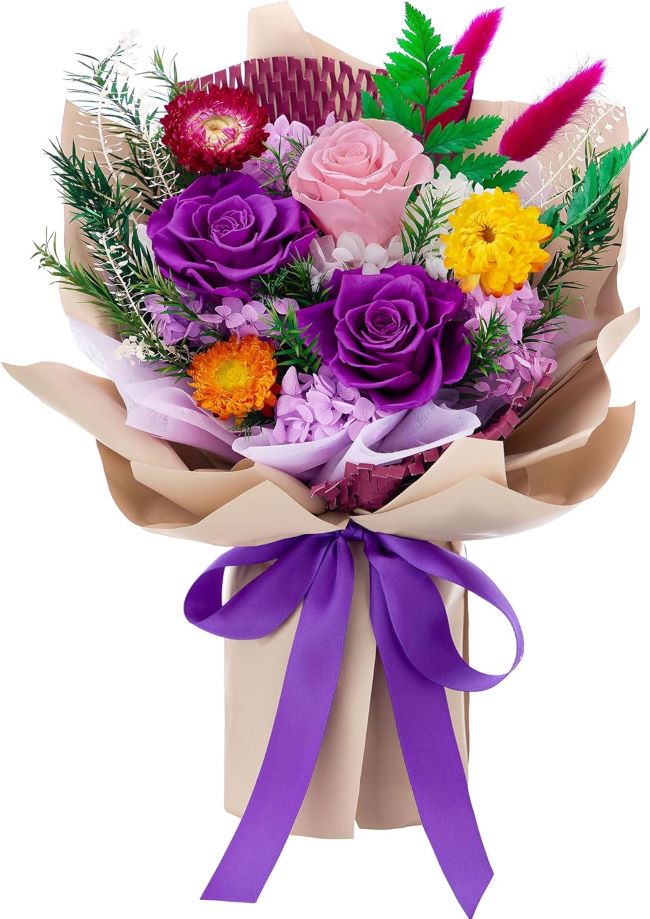 Flomoon preserved rose bouquet gift with elegant presentation for weddings, anniversaries, and special occasions