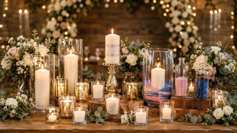 wedding candle lighting moment can add warmth, depth, and meaning