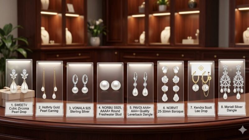 Best wedding pearl earrings in New York featuring elegant designs popular among modern brides