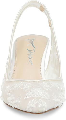 Blue by Betsey Johnson Nikki bridal shoes featuring elegant wedding styling designed for brides and special occasion wear