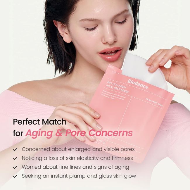 BIODANCE Overnight Hydrogel Face Mask with moisturizing ingredients for glowing skin