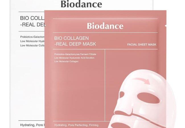BIODANCE Overnight Hydrogel Face Mask applied before bedtime in North Carolina