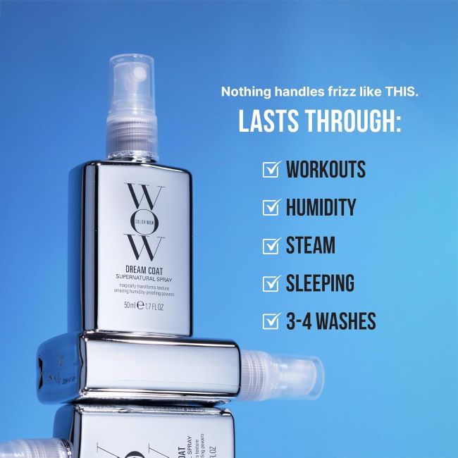 COLOR WOW Dream Coat Supernatural Spray for smooth, shiny, humidity-resistant hair