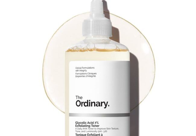 The Ordinary Glycolic Acid 7% Toning Solution bottle in New York