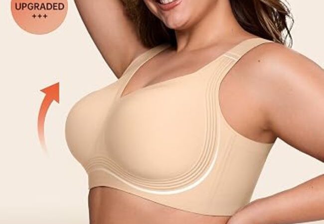 LetsJoli supportive wireless push-up bra with seamless full-coverage design for everyday comfort in Texas