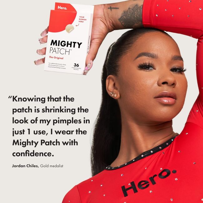 Hero Cosmetics Mighty Patch pimple patches for whiteheads and overnight spot care