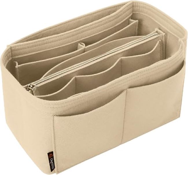 OMYSTYLE felt purse organizer insert keeping essentials organized in Illinois
