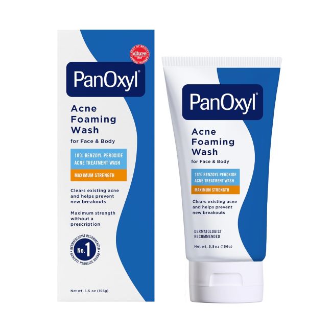 PanOxyl 10% Benzoyl Peroxide Acne Foaming Wash in Texas