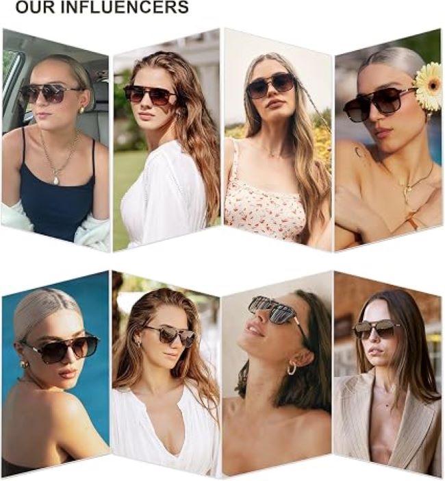 Stylish SOJOS aviator sunglasses offering UV protection for driving and outdoor activities