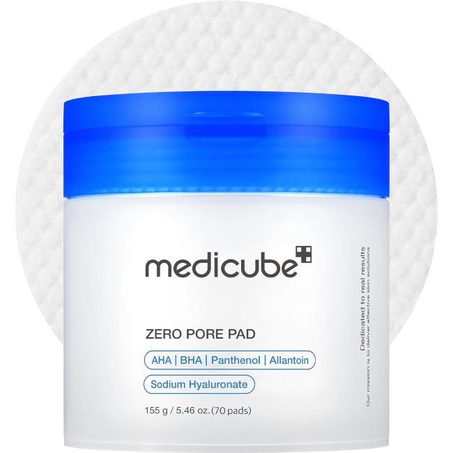 medicube Zero Pore Pad 2.0 dual-textured toner pads in California