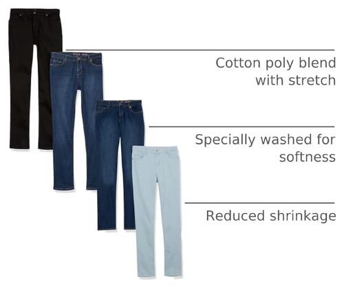 Children's Place girls' super skinny denim jeans designed for versatile everyday wear