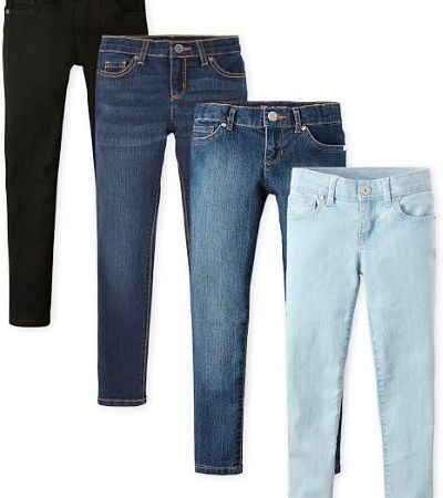 Children's Place Girls' Super Skinny Jeans with a comfortable everyday fit