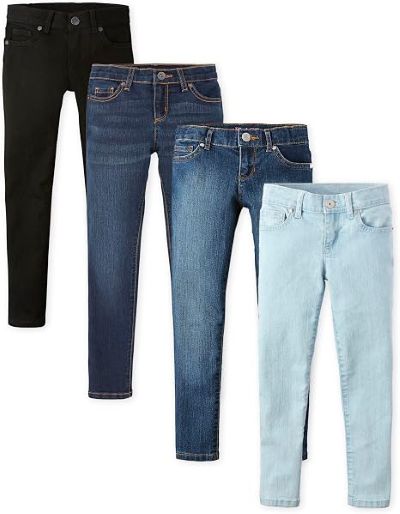 Children's Place Girls' Super Skinny Jeans with a comfortable everyday fit