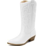 Affordable DREAM PAIRS Western Cowboy Boots in Oklahoma (OK): Does the Classic Mid-Calf Design Make Them Easy to Style?