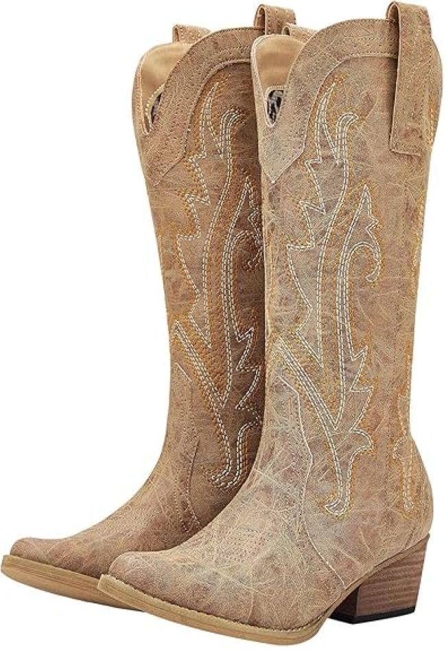HISEA Rollda cowgirl boots for women in California