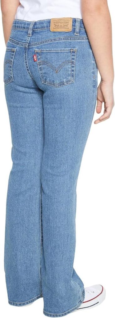 Levi's girls' bootcut denim styled with a casual top for school or weekend outfits