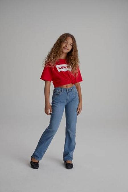 Levi's Girls' bootcut jeans designed for comfortable movement and versatile styling