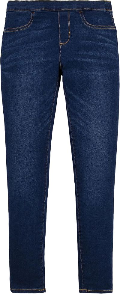 Levi's Girls' Skinny Fit Pull-On Jeggings with stretchy denim for everyday comfort