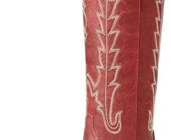 Rivalran knee-high Western cowboy boots with pointed toe in North Carolina