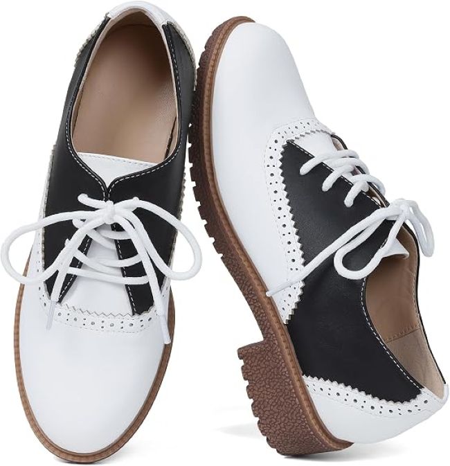mikarka Saddle Oxfords for Women with classic design