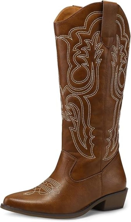 mysoft mid-calf cowboy boots for women with medium and wide widths in New York