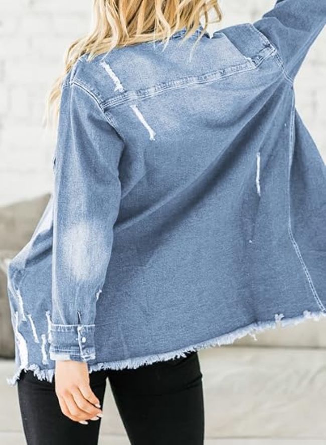 Dokotoo relaxed-fit jean jacket for casual layering