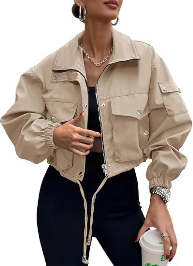 UEAL Bomber Jacket for Women in casual style