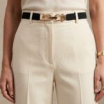How To Wear Jasgood Gold Buckle Belt For Women